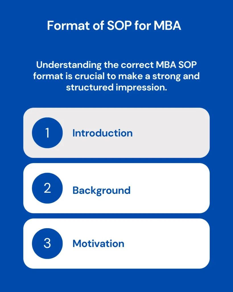 sop for Mba Format
