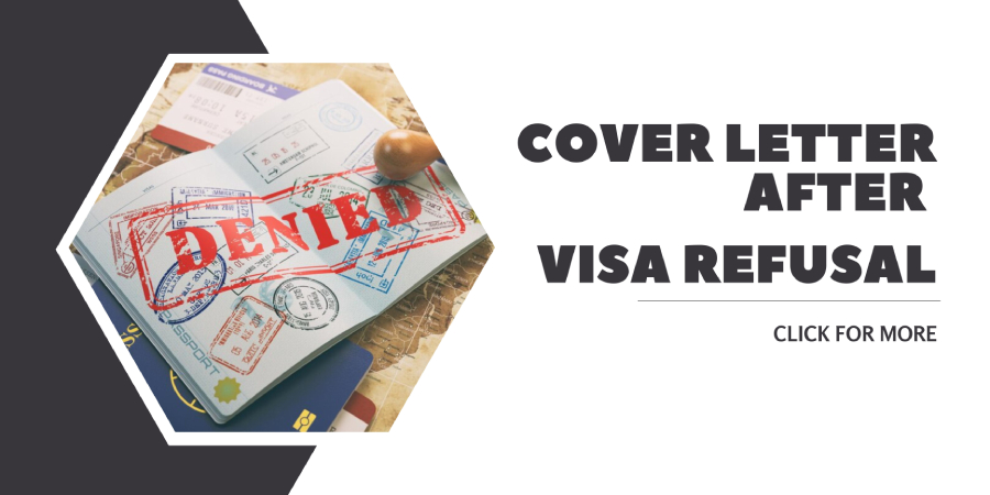 Cover letter after visa refusal