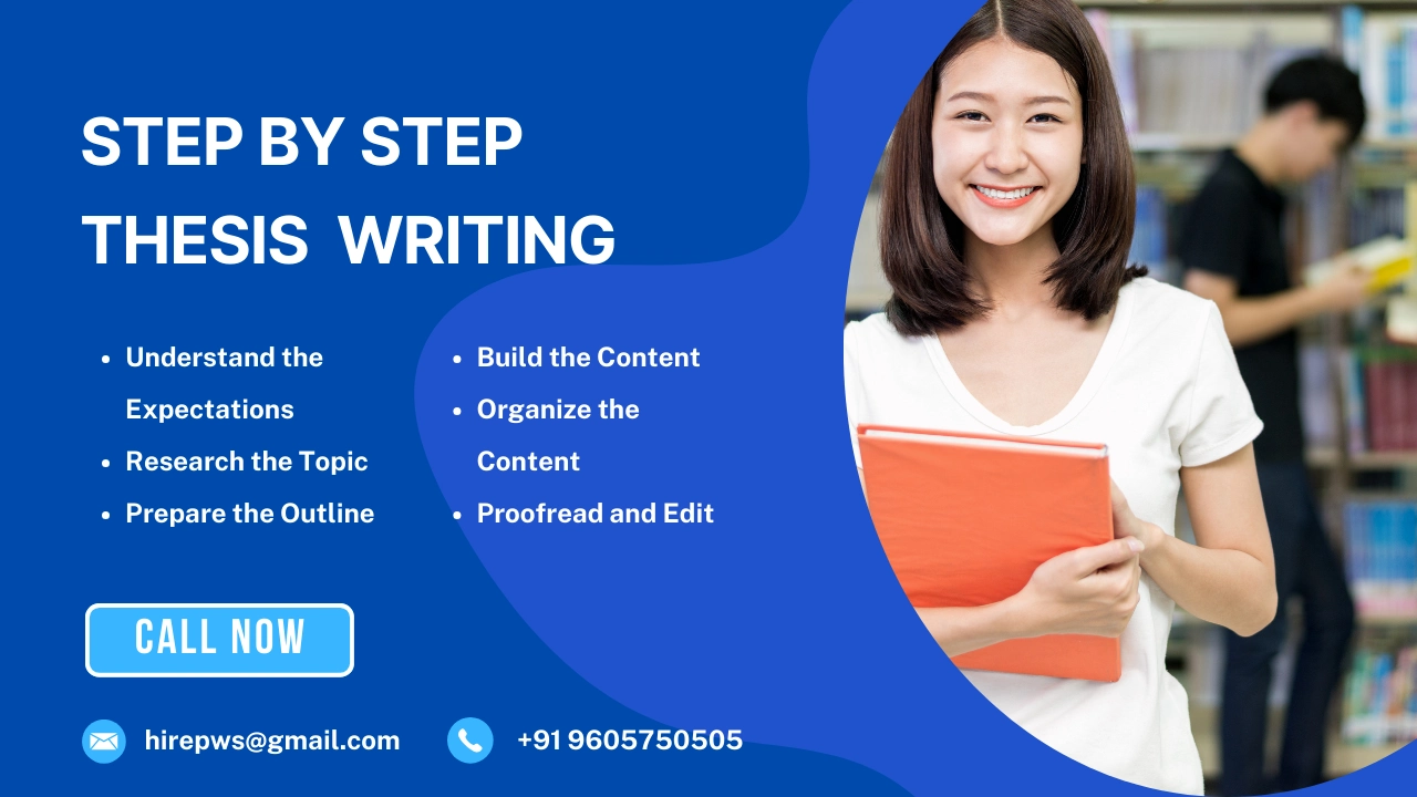 how to write a good thesis - Step by step process