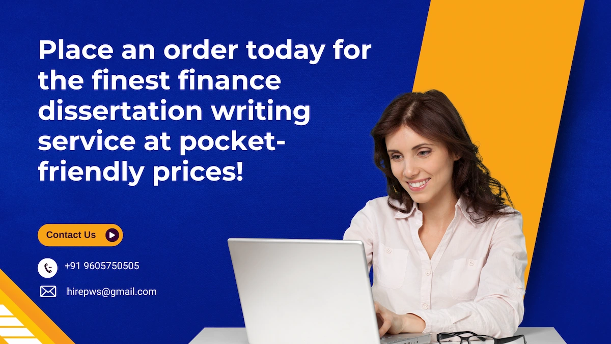 Finance dissertation writing service