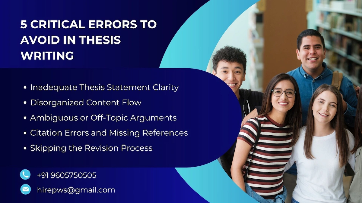 common mistakes in thesis writing