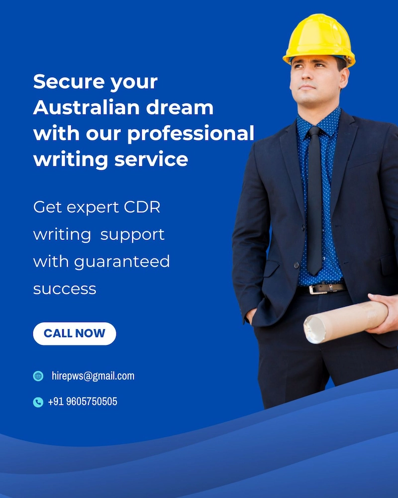 Cdr writing help for Civil engineers