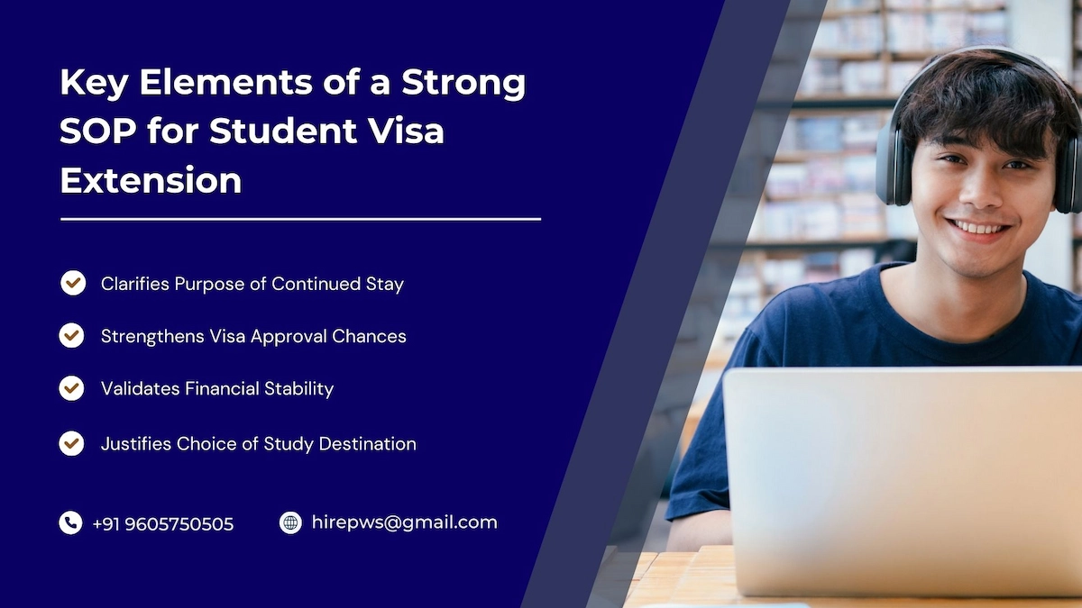How to write sop for Student visa extension