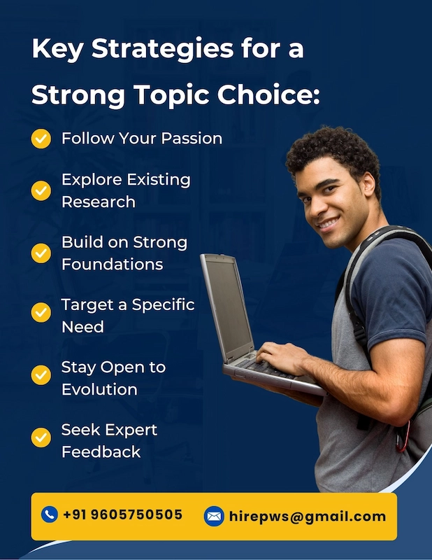 Dissertation and thesis topic selection