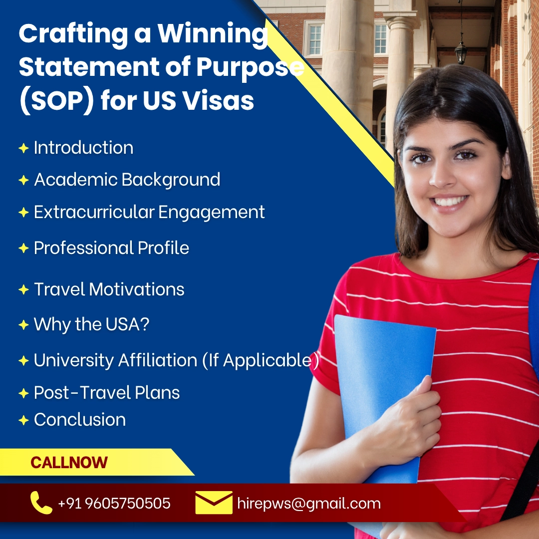 sop for usa Visiting Visa