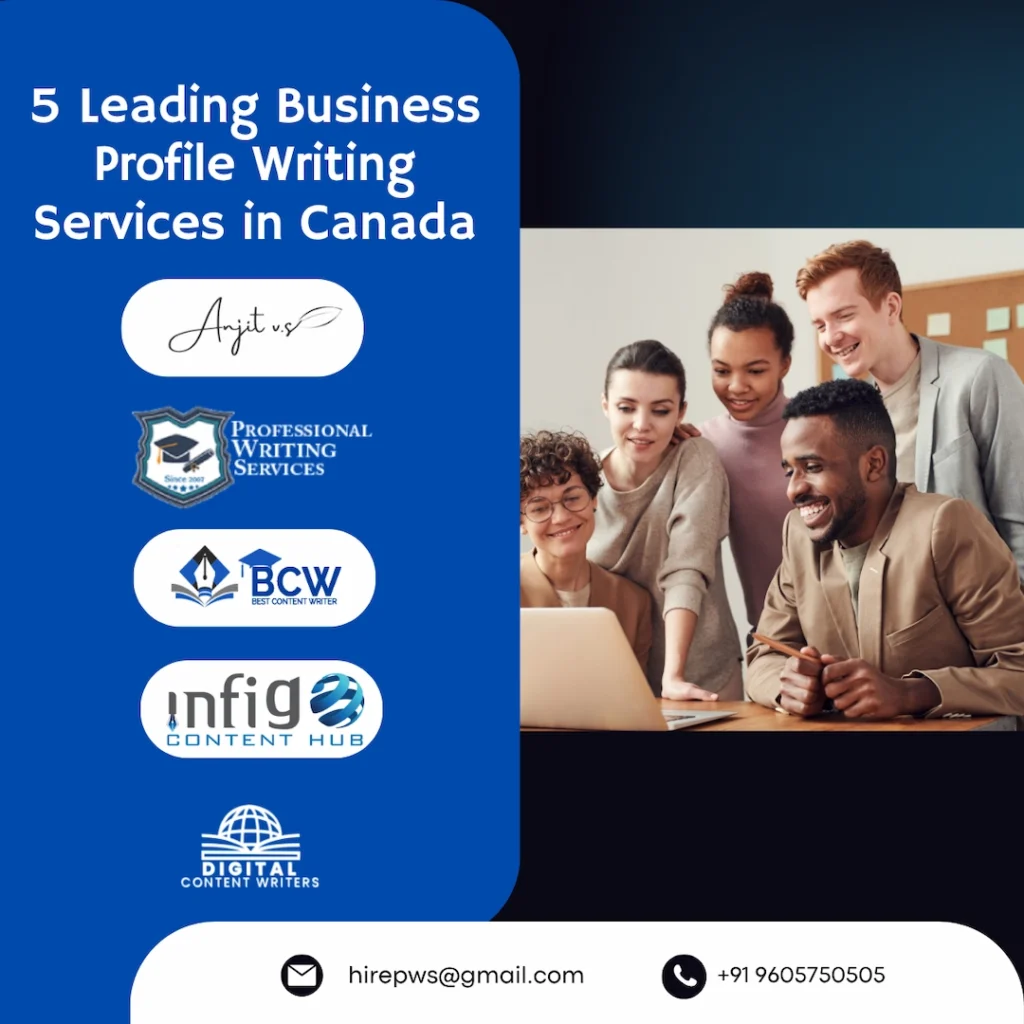 Top 5 Business Profile Writing Services in Canada