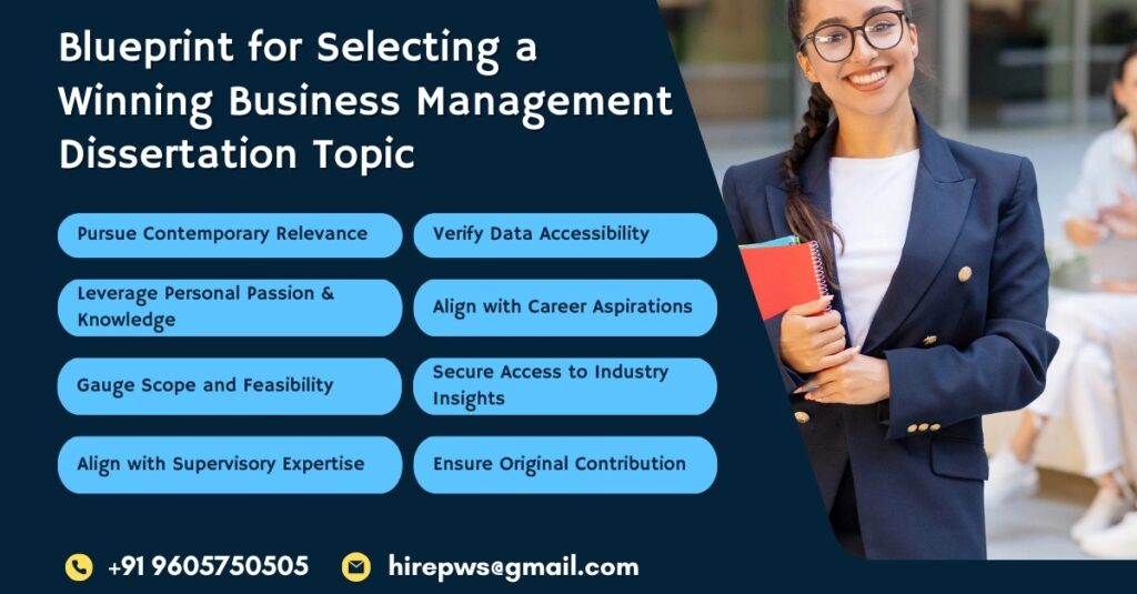 Factors to Consider When Picking Business Management Dissertation Ideas