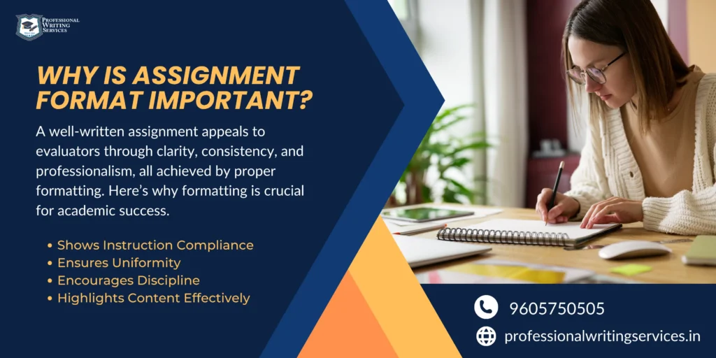 Importants of assignment formatting