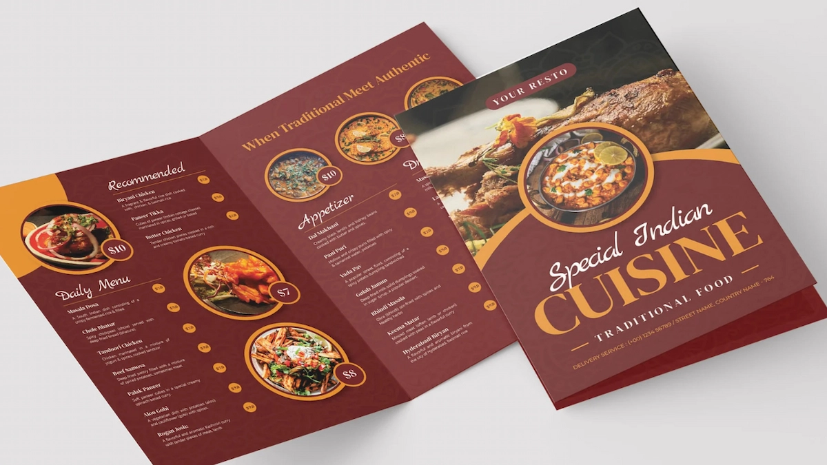 A sample business profile for restaurants startup company