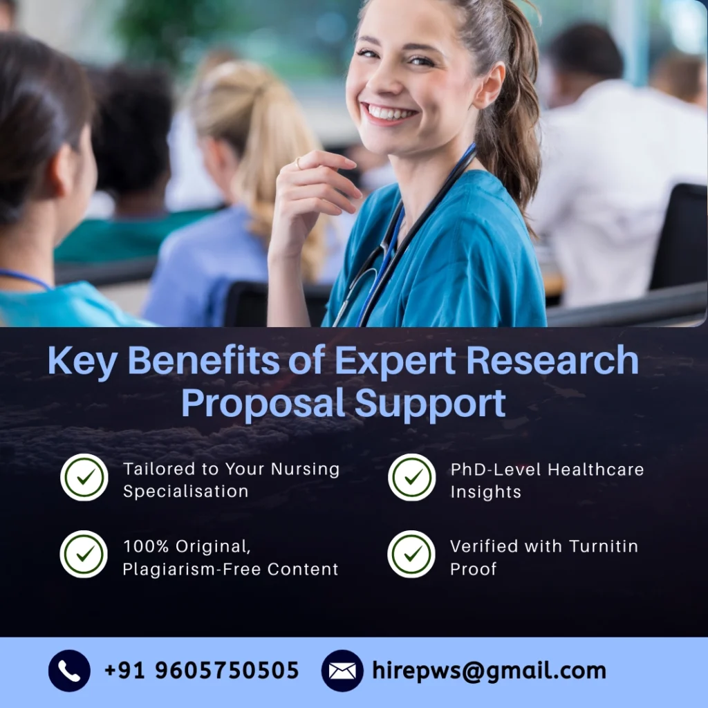 A image showing benefit of nursing research proposal writing services