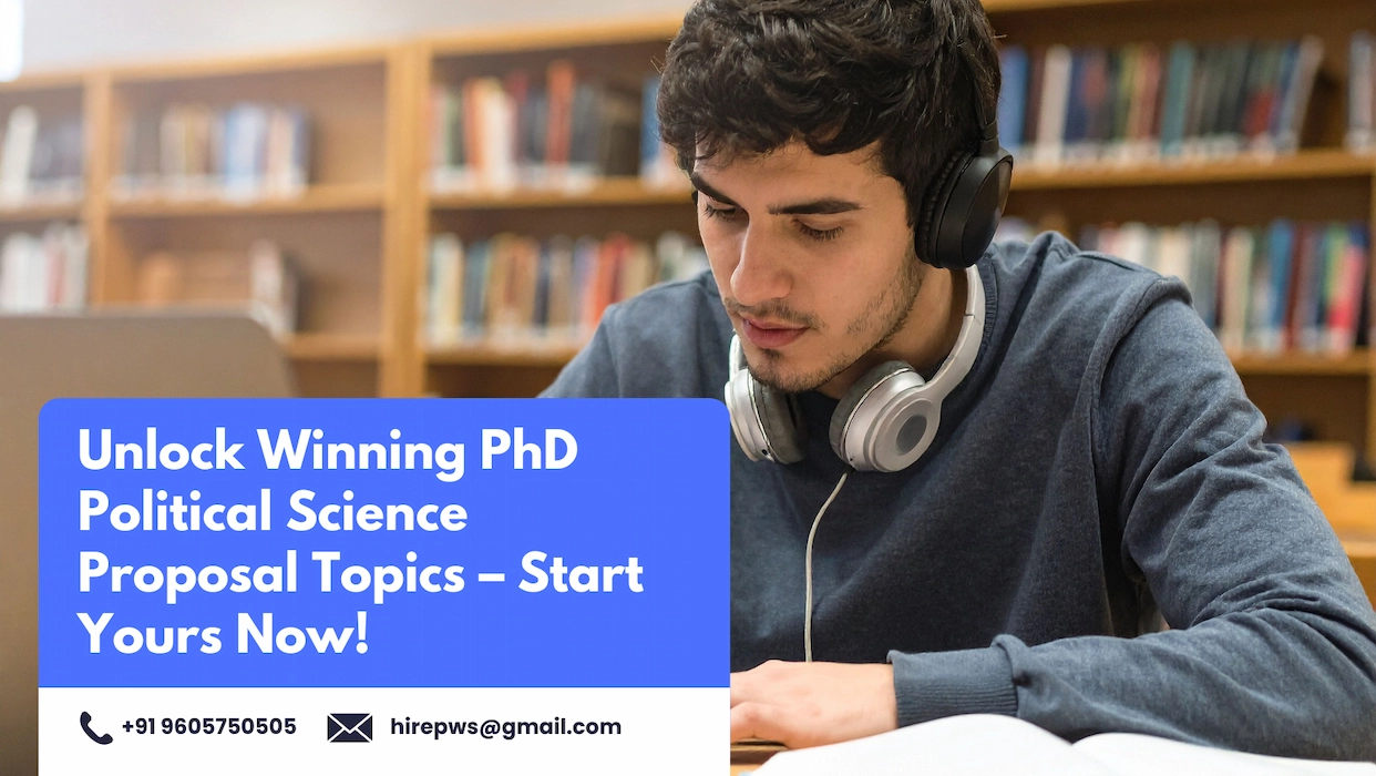 Get Political Science research proposal writing help?