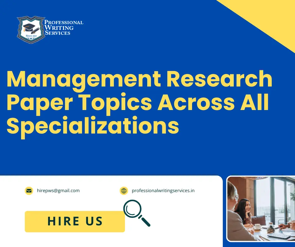 Management Research Paper Topics