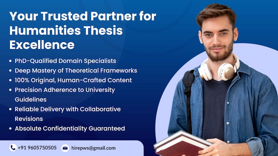 An Image indicating why choose us for best Humanities thesis assignment help