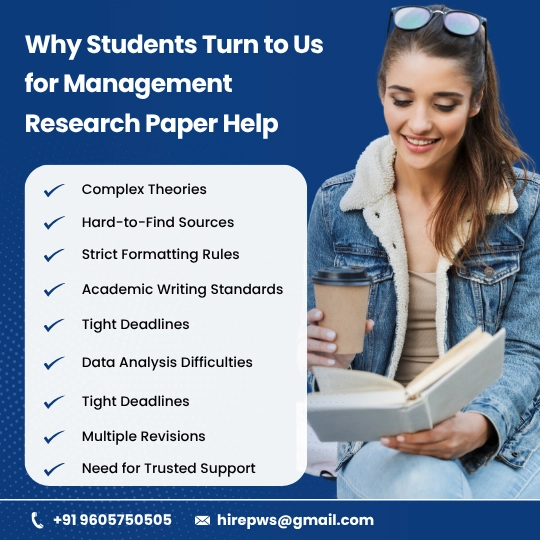 Why Students Seek Management Research Paper Assistance